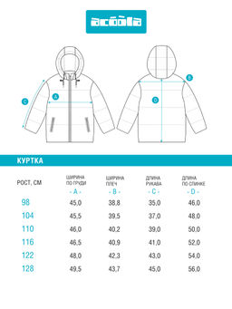 ACOOLA / Куртка детская для девочек Nyuk бежевый  фото 4