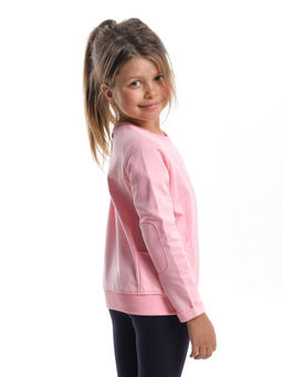 Джемпер с принтом UD 2227 розовый - Mini maxi фото 4