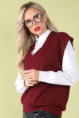 Жилет Элли (марсала)