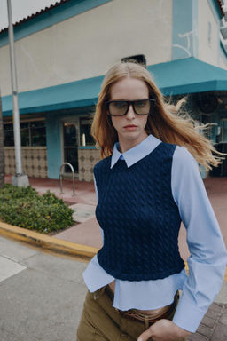CONTRAST POPLIN SHIRT - Zara фото 12