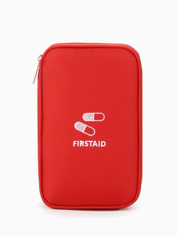 Косметичка-аптечка дорожная на молнии, Firstaid, красная
