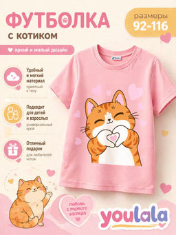 Футболка Youlala кулирка из хлопка  фото 2