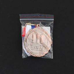 Медаль призовая 001 диам 5 см. 3 место. Цвет бронз. С лентой - Командор фото 6