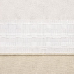 Штора портьерная «Этель. Структурная», 130×300 см, молочная