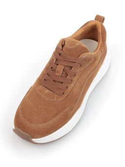 05-A504-3 BROWN Кроссовки женские (натуральная замша)