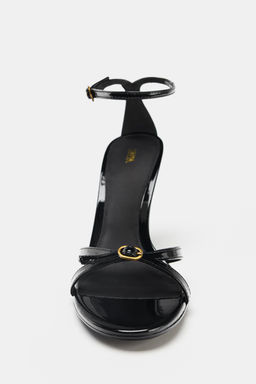 HIGH-HEEL BUCKLE SANDALS