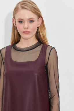 Сарафан из экокожи - Mollis фото 3