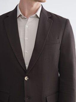 Dar Kal?p Erkek Blazer Ceket