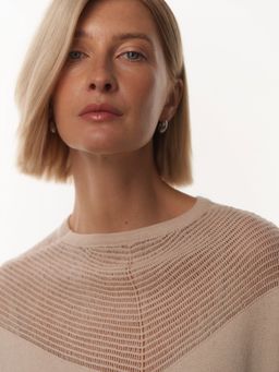 Conso/KJL 230720 - beige Джемпер женский  фото 3