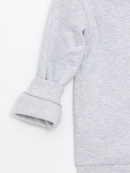 Kap??onlu Minecraft Bask?l? Erkek ?ocuk Kal?n Sweatshirt