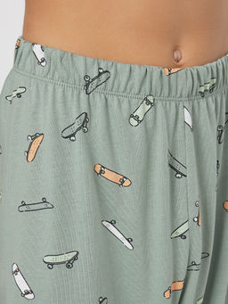 Комплект для мальчиков зеленый с надписью Real skater - Mark formelle фото 6