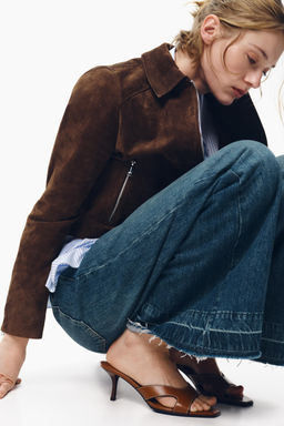 HIGH-HEEL SANDALS WITH TOPSTITCHING - Zara фото 6