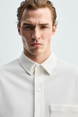 SOBRECAMISA CONFORT NON IRON / Blanco roto