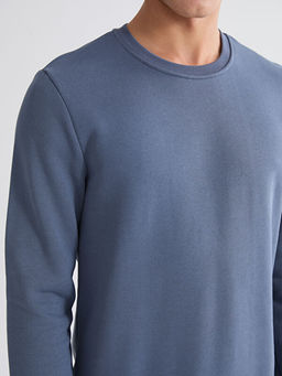 Bisiklet Yaka Erkek Sweatshirt