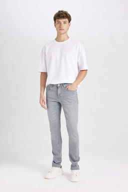 Pedro Slim Fit Джинсовые брюки узкого кроя с нормальной талией и узкими штанинами - Defacto фото 11
