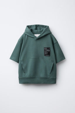 INTERLOCK SHORT SLEEVE HOODIE AND BERMUDA SHORTS SET - Zara фото 2