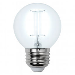LED-G45-6W/NW/E27/CL GLA01TR Лампа светодиодная. Форма "шар", прозрачная. Серия Air. Белый свет (4000K). Картон. ТМ Uniel