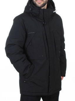 6963 BLACK Куртка мужская зимняя (200 гр. био-пух)