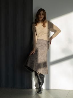 юбка на подкладке в составе шерсть - Трика фото 4