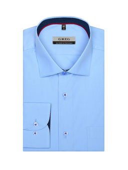 Сорочка мужская длинный рукав GREG 220/119/BL/2p