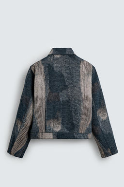 ABSTRACT JACQUARD JACKET