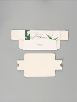 Цена за 5 шт. Коробка складная с окном Прекрасный день, 5.5?18?5.5 см