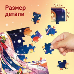 Пазл светящийся Китайское рождество, 120 деталей