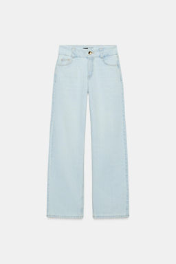 JEANS Z1975 STRAIGHT TIRO ALTO CINTURA ANCHA / Azul claro - Zara фото 7