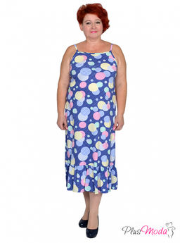 Сарафан-сорочка Модель №1518 размеры 44-84 - Plusmoda фото 4