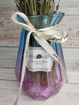 Ваза Ст 18см Презент градиент микс Y4-3820 I.K (361707) /DANIKS/