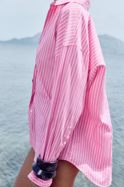 BASIC POPLIN SHIRT - Zara фото 10