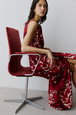 Vestido midi con escote en V - H&m фото 2