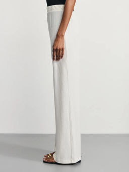 Трикотажные брюки в рубчик / Zarina  фото 3