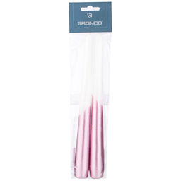 НАБОР СВЕЧЕЙ BRONCO ПРЯМЫЕ ЛАВАНДОВЫЕ 2ШТ. 23СМ  фото 2