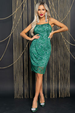 Платье Вечерний шик (зеленое) П11788 - Lt collection фото 6