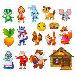 Магниты Любимые сказки - Лесная мастерская фото 4