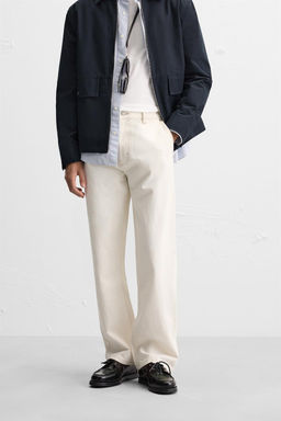 STRAIGHT-LEG CHINO JEANS - Zara фото 2