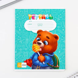 Тетрадь А5, 12 листов на скрепке в косую линейку ArtFox study, 5 видов МИКС, белизна 96% .  фото 12