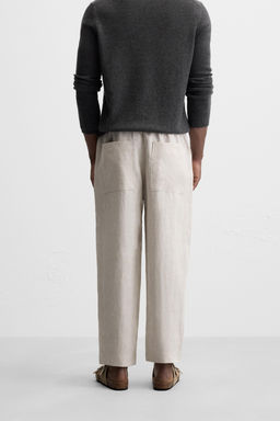 100% LINEN TROUSERS - Zara фото 47