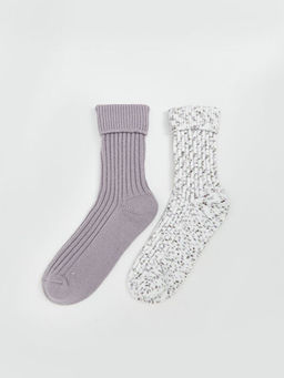 Desenli Kad?n Soket ?orap 2li