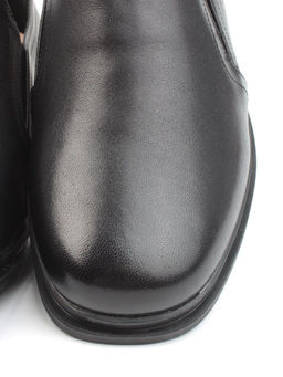 03-DCO100-1P BLACK Лоферы женские (натуральная кожа)