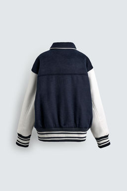 DONALD DUCK EMBROIDERED VARSITY BOMBER JACKET HARRY LAMBERT FOR ZARA X DISNEY  фото 2