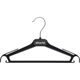 Вешалка-плечики VP_ для легк.одежды Attache,СД01, пласт, чер, р.42-44