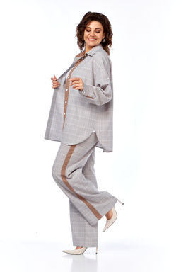 Костюм Olga Style С945 клетка