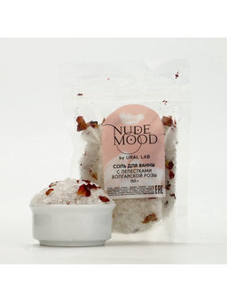 Подарочный набор NUDE MOOD, гель для душа 250 мл, аромат вишни и соль для ванны с лепестками розы 150 г, URAL LAB  фото 10