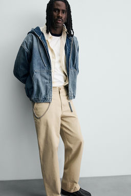 WASHED HOODED JACKET - Zara фото 6