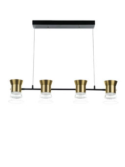 Светильник «Авион»LED 40 Вт 4000К черно-золотой 90×11×12-212 см