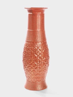 Ваза напольная «Боно», талия, 59×16.5 см, керамика, оранжевая