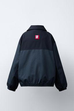 COLOUR BLOCK TWILL JACKET - Zara фото 4