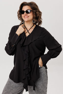 Блуза ANELLI 1679-Р черная романтика  фото 8